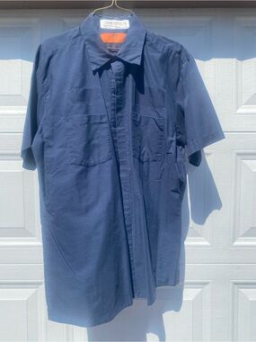 Men's Work Shirt Reed Short Sleeve Navy